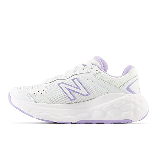 New Balance Women's Fresh Foam X 840F V1 Walking Shoe, White/Lilac Glo/White, 11 M