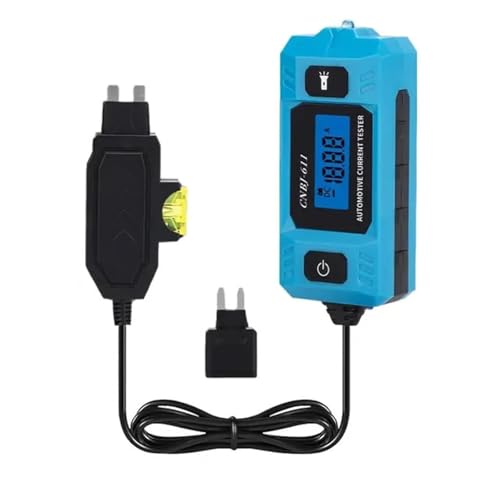 Automotive Circuit Fault Probe Tester High-Precision Current and Circuit Tester ABS/PC 1PC Design 20A 48V Fuse Blade Checker with LCD Screen and Front Light
