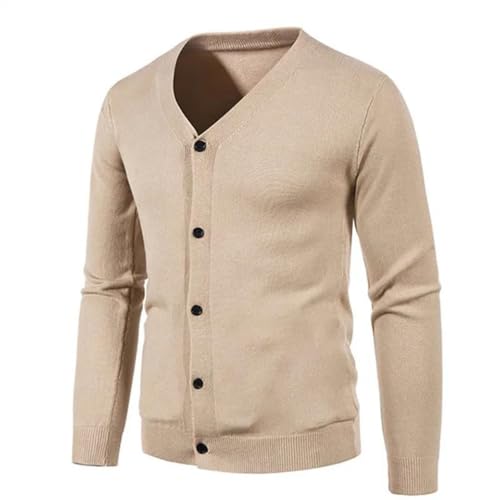 Men's V Neck Cardigan Sweater Casual Button Down Knitted Cardigan Sweater Long Sleeve Knitted Winter Sweater2