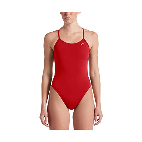 Nike Hydrastrong Solid Cut-Out One Piece (34, University Red)