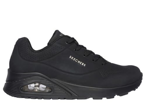 Skechers Femme Uno Stand Air Fashion-sneakers, Noir Black, 37.5 EU