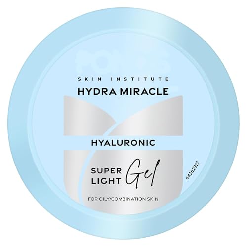 P'ond.s Super Light Gel Oil-Free Moisturiser – Hyaluronic Acid + Vitamin E | Non-Sticky, 24-Hour Hydration | Lightweight Gel for Glowing Skin | For All Skin Types | 200ml