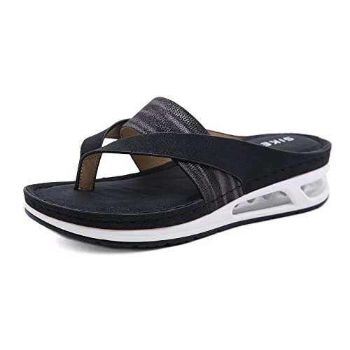 QWQW Infradito Estivi Donna Zeppa Plateau - Scarpe...