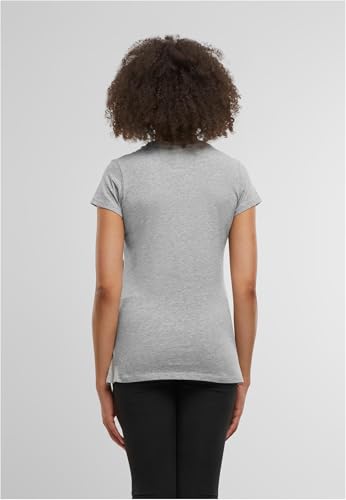 Build Your Brand Camiseta básica para Mujer, Gris, S