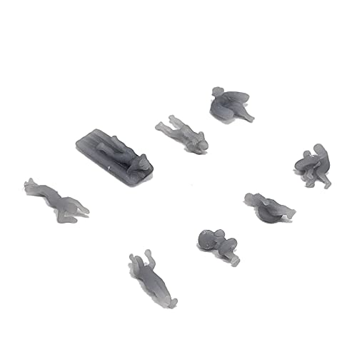 Figurines de plage N 1:160 Outland Models pour décor de train miniature