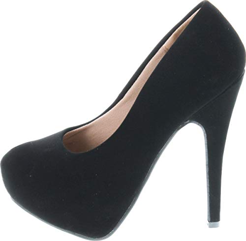 Forever Link Women's Sunset-89 Suede Closed Toe Dress Pumps2