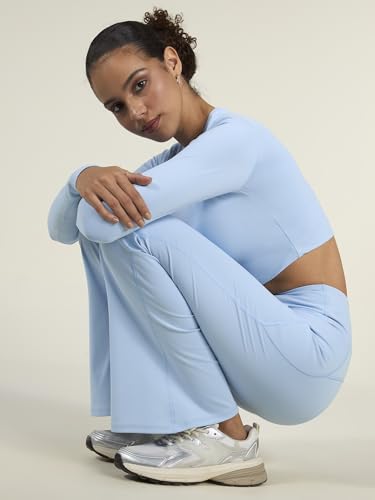 Image of CAVA Sculpt Crew Top for Women | Snug Sculpted Fit, Long Sleeves, Classic Crew Neck, Minimal Branding, Everyday Activewear Tee