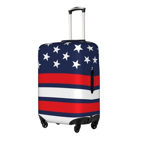 Travel Luggage Cover Vintage America Flag 4 Fashion Washable Baggage Suitcase Protector Fit For Luggage Small2