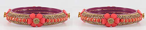 Image of NMII Viral Multi Colour Glass Bangles with Golden Ghungroo Charms & Stone Work For Women & Girls | Fancy Designer Glass Bangle | Traditional Chudi | Kanch Ki Churi | Stylish Ghungroo Bangle For Women