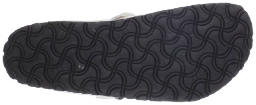 Image of Birkenstock Gizeh Birko-Flor Thong Sandal (Infant /Toddler /Little Kid),White Patent,30 M EU (12-12.5 M US Little Kid)