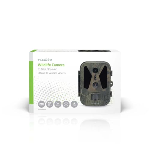 Wildlife Kamera - 4K@10fps - 50 MPixel - 8 MPixel CMOS - IP65 - Schwarz No-Glow IR - Nachtsicht - Blickwinkel: 100 ° - Bewegungssensor - Erfassungswinkel: 120 ° - Erfassungsbereich: 25 m