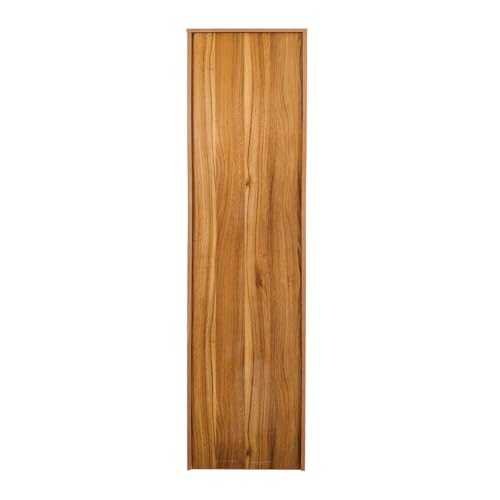 Image of Amazon Brand - Solimo Optima Engineered Wood 6ft 1 Door Wardrobe for Clothes with Drawer| Storage Organizer | Storage Cabinet | Multipurpose Almirah for Bedroom - Leon Teak, 6ft