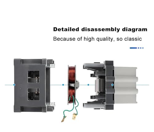 Contacteur électrique triphasé 50Hz CJ20-400A commande moteur 380V AC - 6