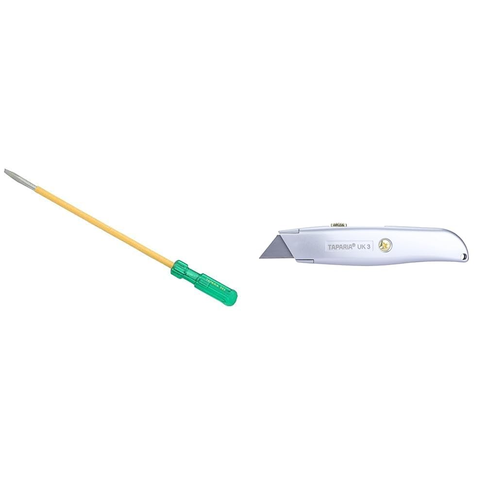 Taparia 903 I Steel Two in One Screw Driver (Green and Yellow)