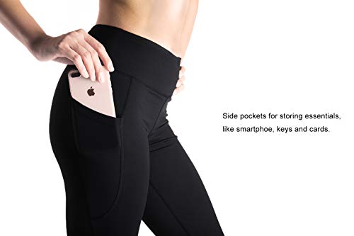 Yogipace Women's 20"/22"/24" Cropped Kick Flare Yoga Pants with Pockets Capri Length Slim Fit Lounge Pant3