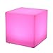 Paddia Cubo LED Luz de heces, impermeable recargable inalámbrica luz de la noche de control ajustable 16 del color 4 Brillo plaza Tabla Inicio decoración de la barra de café de heces lámpara de mesa a