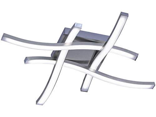 Reality Leuchten Route Lampada da soffitto 5 W Nickel satinato