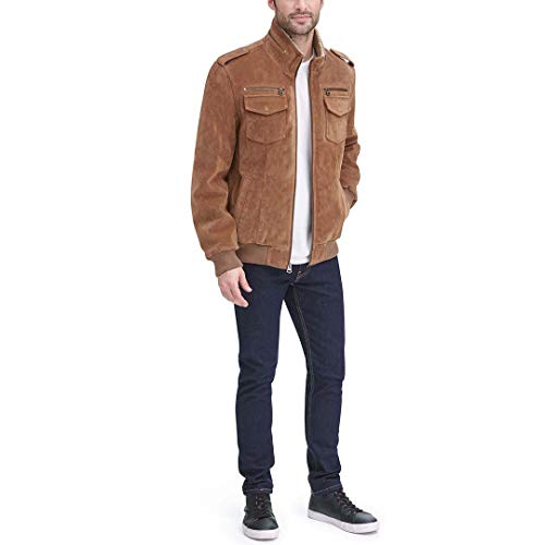 Image of Levi's Men's Vintage Deer Faux Leather Aviator Bomber (Standard and Big & Tall)
