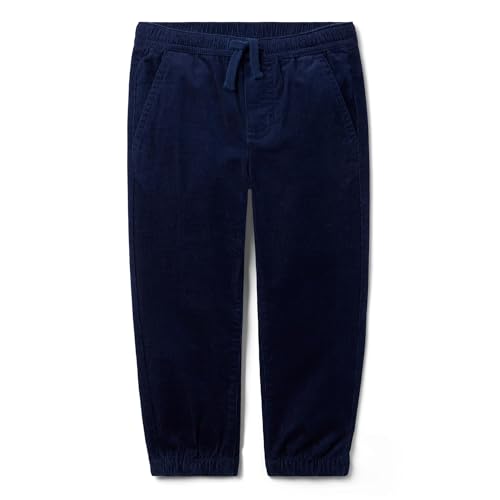 Janie and Jack Boys' Navy Stretch Cord Joggers (Toddler/Little Big Kid)