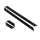 Gintai Gummifüße für Mechrev Kuangshi 16 Super/Jiaolong 16K 16QS 16S, rutschfeste Pads für Handy, Unterseite aus Gummi, 4 Stück, Farbe Schwarz