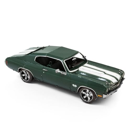 Fascinations Metal Earth 1970 Chevy Chevelle Metal Model Kit Bundle with Tweezers - Image 7