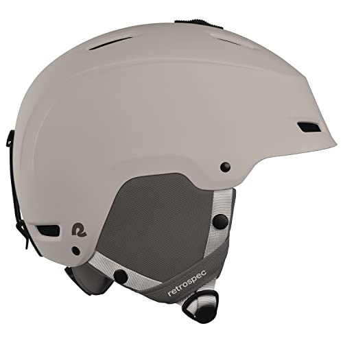 Image of Retrospec Zephyr Ski Helmet - Snowboard Helmet for Adults & Youth with Adjustable Fit, 9 Breathable Vents, Removable Washable Earmuffs - Snow Sports Helmet for Men & Women