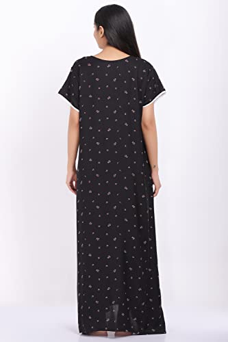 Image of Women's Alpine Mix Print Maxi Nightgown