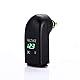iSpchen Motorrad USB-Ladegerät Adapter Dual-USB-Ladegerät Din-Buchse 5V / 4.8A mit LED-Voltmeter Din-Buchse Motorrad Digital Ladegerät Adapter Geeignet für Motorräder Handy GPS,Grün,EU-Stecker
