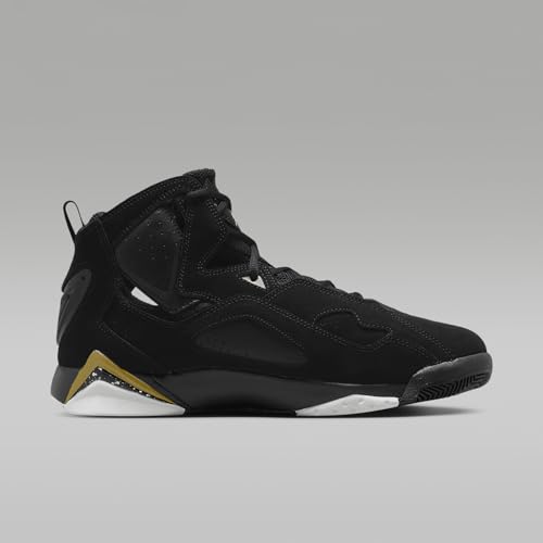 Image of Jordan True Flight Men's Shoes (342964-072, Black /White /Metallic Gold) Size 10.5
