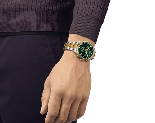 Image of Tissot T-Sport Chronograph Quartz Green Dial Men's Watch T116.617.22.091.00