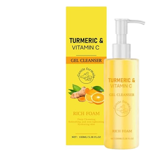 Chdnhe Nettoyant Visage - 100ml Nettoyant Hydratant Femme - Gel Liquide Léger Soin Quotidien Nuit Jour Voyage Maquillage Corps
