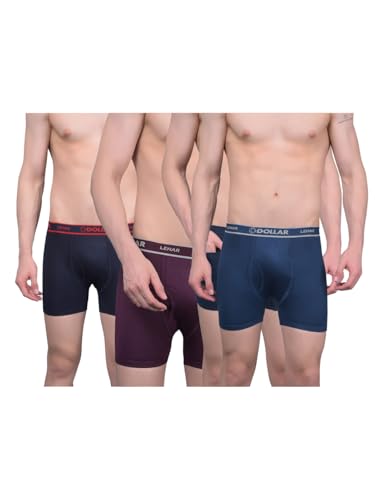 Image of Dollar Lehar Mens Combed Cotton Trunk - Actual Colour May Vary