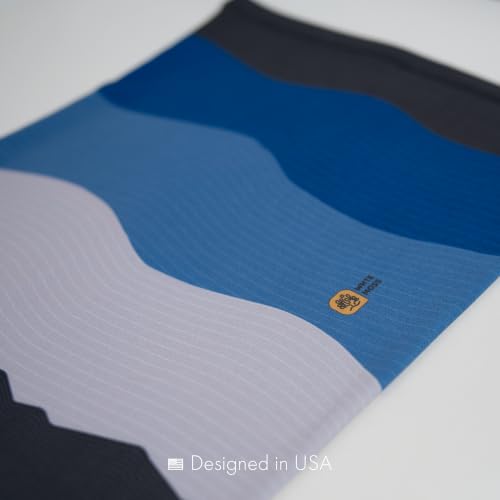 Image of WHTE MOSS Cooling Neck Face Gaiter for Sun Protection UPF 50+ Moutain white