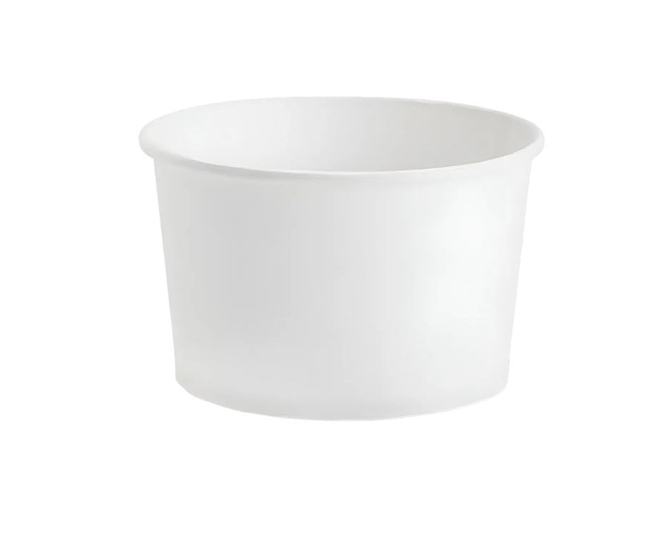 Reviews de Vaso blanco disponible en línea. 48 Vasos Desechables para Helado, 10 Onzas, Color Blanco 50 Piezas, ideales para Helado, Snacks, Alimentos, Sopas