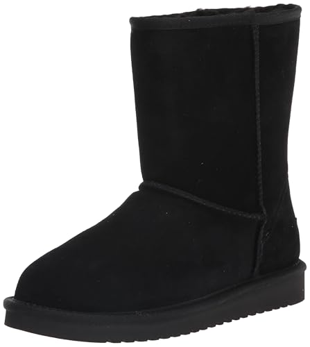 Koolaburra by UGG womens Koola Short Fashion Boot, Black, 7 Wide US