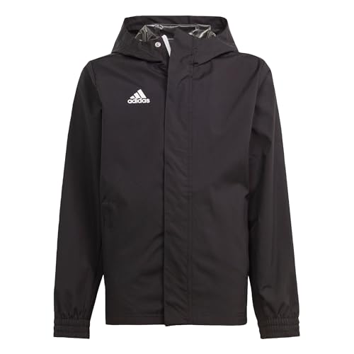 adidas Unisex niños Entrada 22 All-Weather Jacket, Black, 15-16 Years