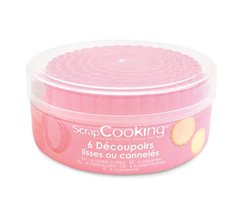 ScrapCooking - Set de 6 Découpoirs Lisses ou Cannelés pour Biscuits - 2021