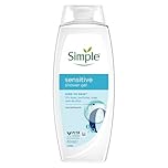 Simple Kind to Skin Sensitive Shower Gel ultra-gentle & hypoallergenic body wash for sensitive skin 6x 450 ml