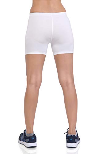 Image of Women's Solid Inner & Outer Wear Active Hot Shorts