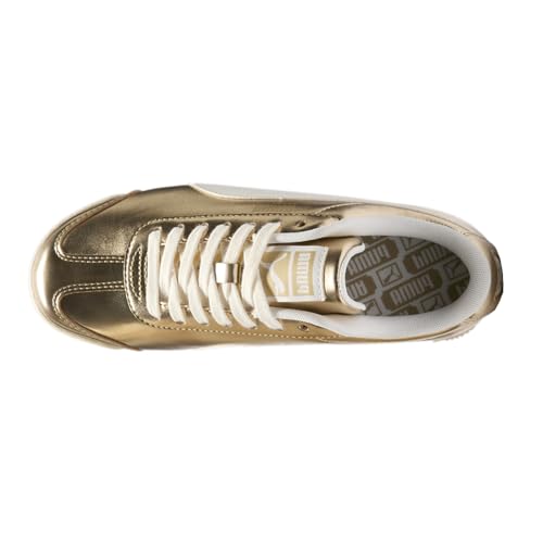 PUMA Women's Roma, 24-Chrome Gold-Warm White, 5.5