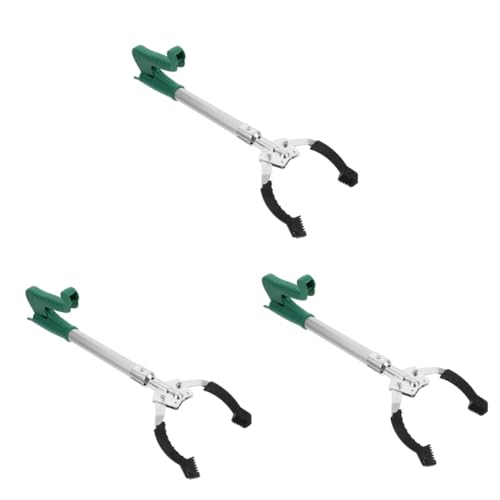 OUNONA 3pcs Garbage up Clip Tool Portable Sturdy Trash Grabbers for Easy Cleaning and Pickup