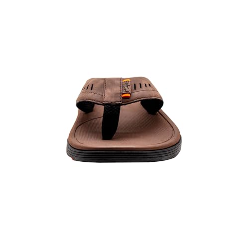 Flojos Zamba Men's Sandal, Perf Strap W/Stitch Detail On Flo-Jel Bed2