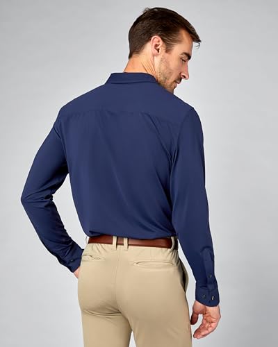 Rhone Men's Commuter Shirt, Performance Dress Shirts for Men, Machine Washable, Wrinkle Resistant, Classic Fit4