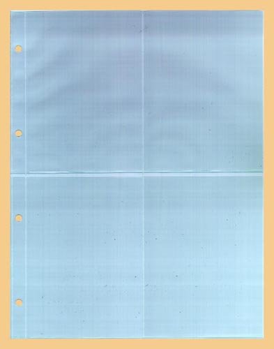 Lot 10x KOBRA-Einsteckblatt Nr. G54E pour ranger vos cartes postales de voyage