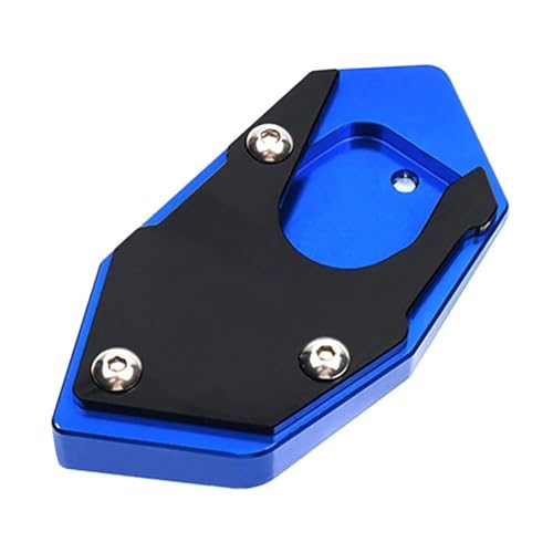 Plaque béquille moto CNC Honda CB400X en aluminium bleu haut de gamme