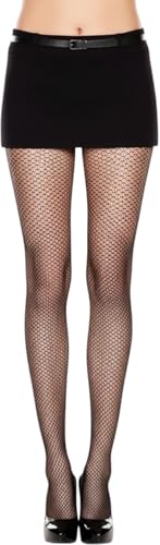 Image of ToBeInStyle Women's Sexy Vibrant Fine Classic Fishnet Full Footed Pantyhose