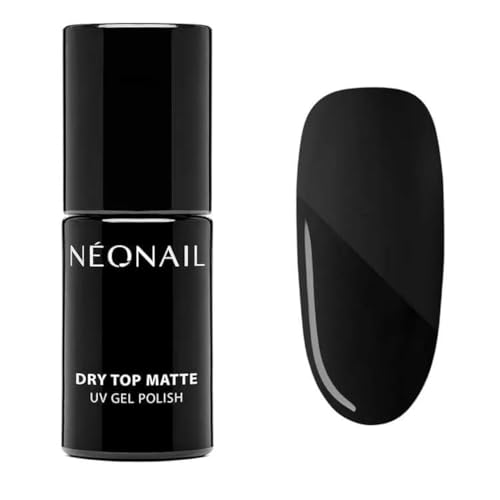 NEONAIL - Smalto per unghie UV lucido, non sporca le unghie, Dry Top Matte, 7,2 ml