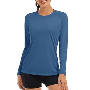 TACVASEN Womens Long Sleeve Tops UV Sun Protection Shirt UPF 50+ Outdoor Performance T-Shirt