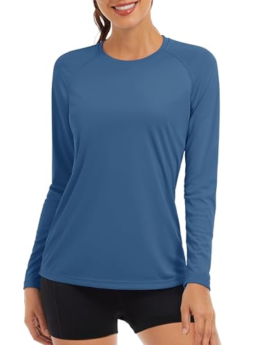 TACVASEN Womens Long Sleeve Tops UV Sun Protection Shirt UPF 50+ Outdoor Performance T-Shirt