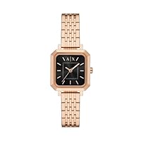 Armani Exchange Women's AX5729 Watch, Rose Gold, 27 MM